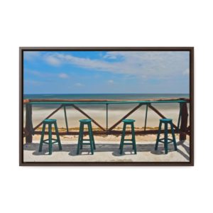 Beach bum, Framed